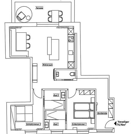 بيت ضيافة Lechner Living